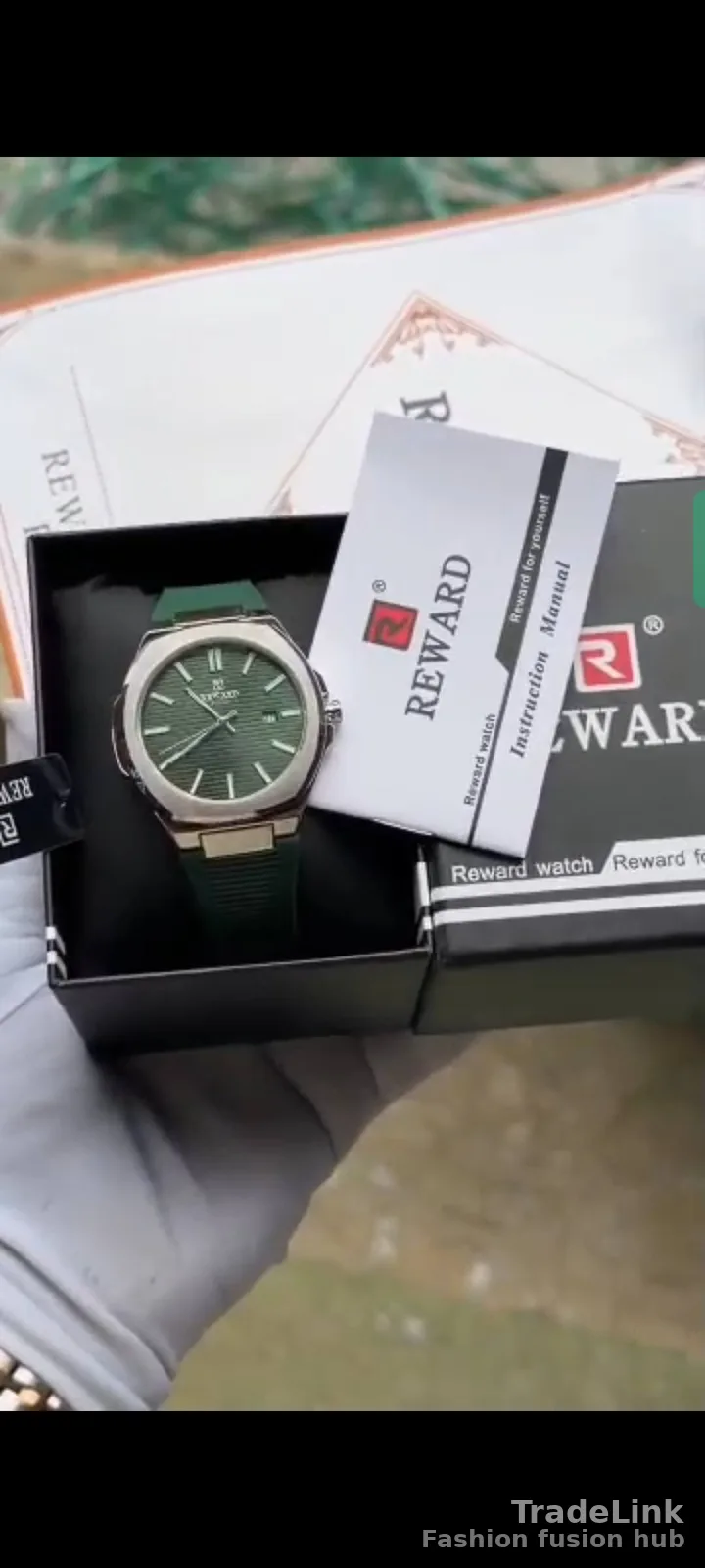 REWARD Prime Quartz Men's Watch (Model RD632829M). 3
