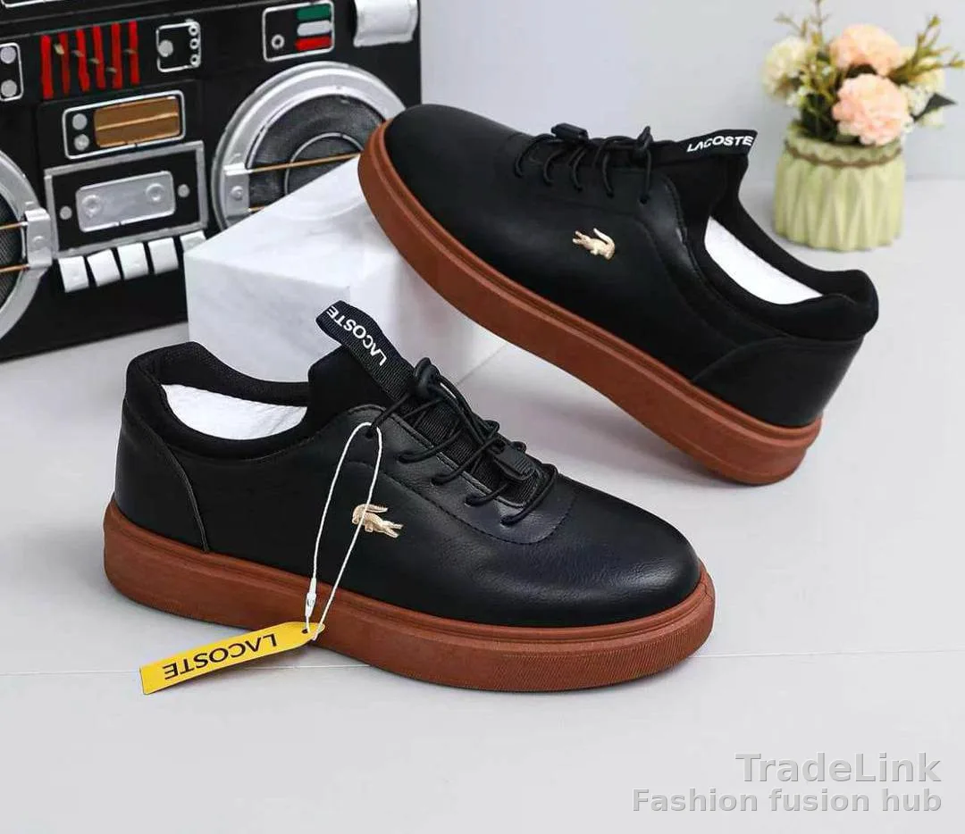 Lacoste Speed-Lace Leather Low-Top Sneakers