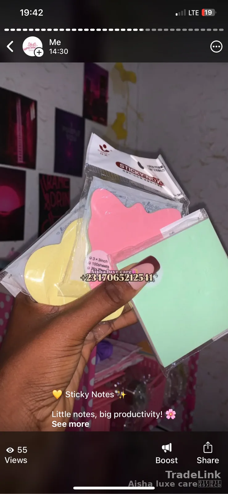 Sticky notes
