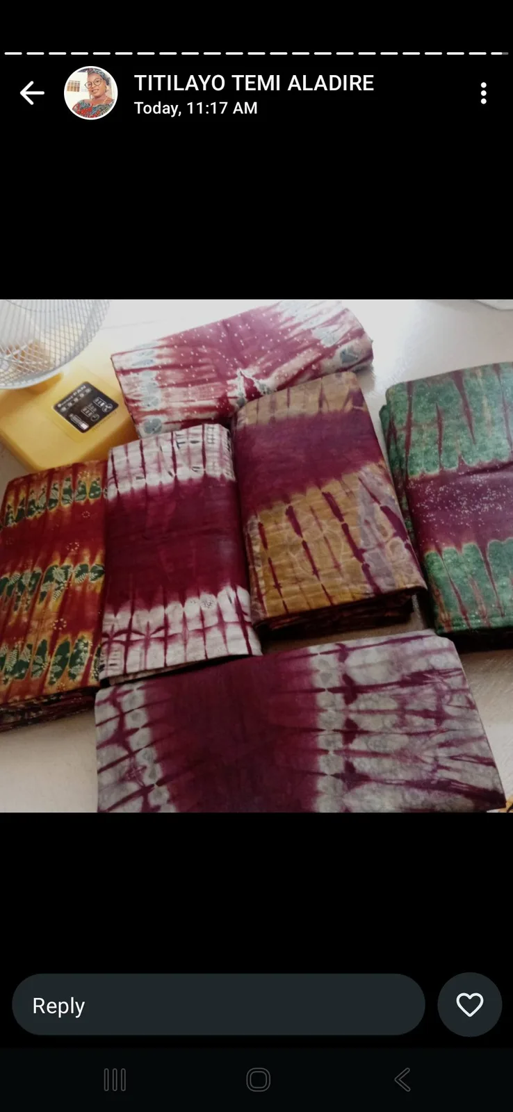 Locally made Adire 2