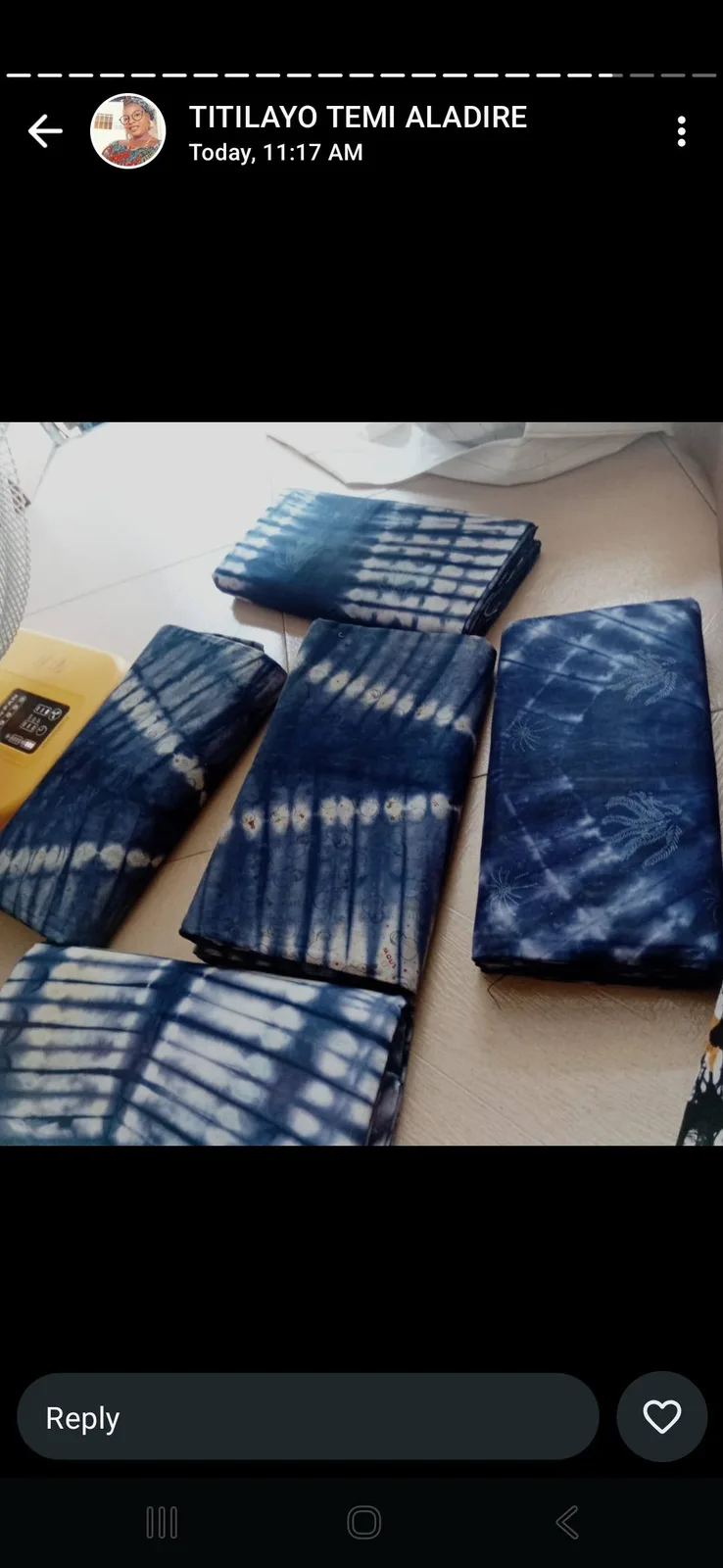 Locally made Adire 3
