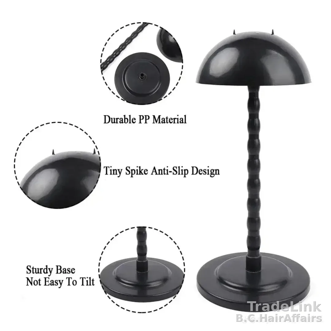 Mushroom Top Wig Stand 2