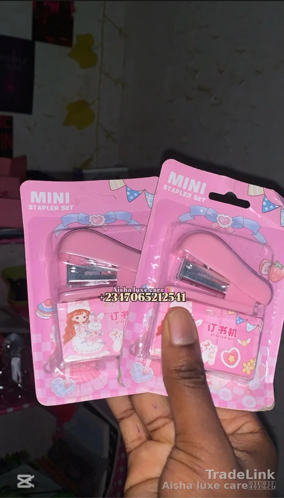 Mini stapler+ pack of pin