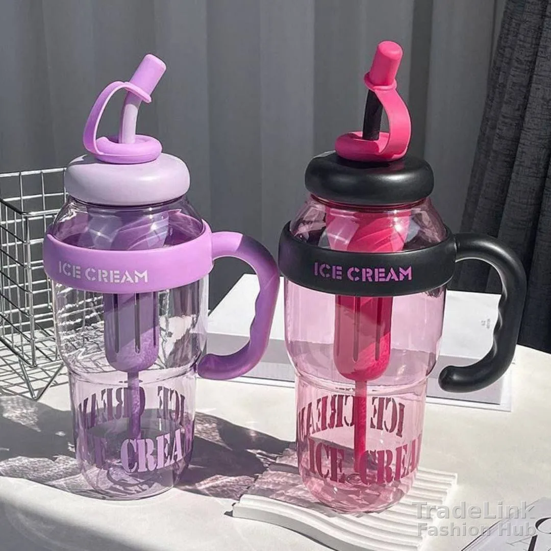 Ice cream water bottle