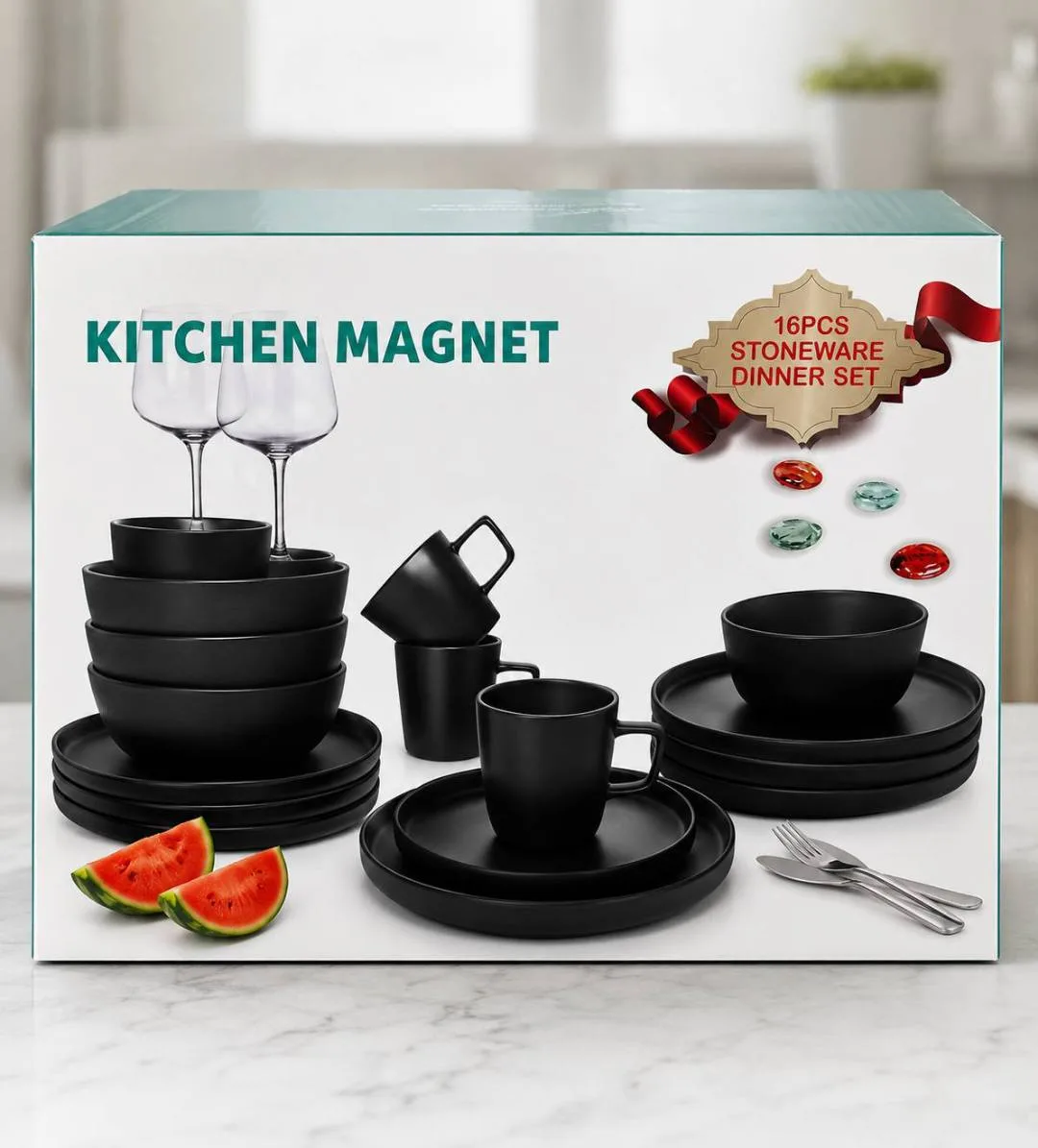 16 pieces stoneware set 1