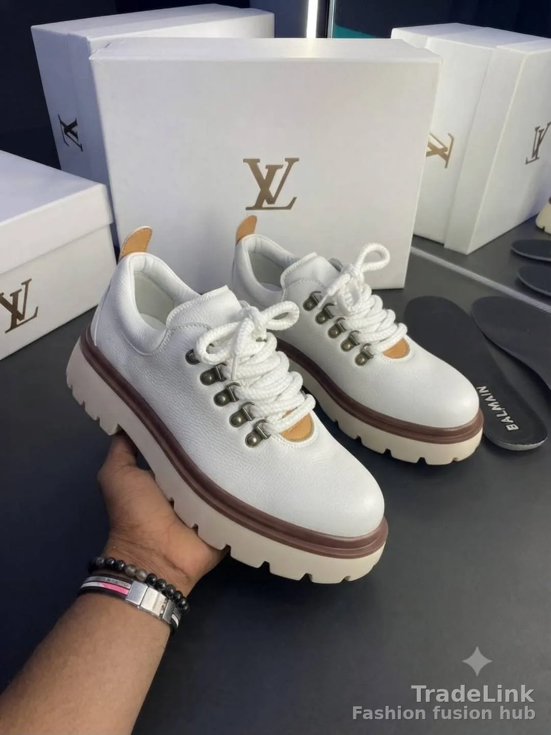 Louis Vuitton Chunky Lug-Sole Boot Sneakers 2